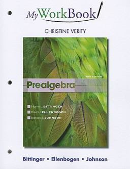 MyWorkBook for Prealgebra