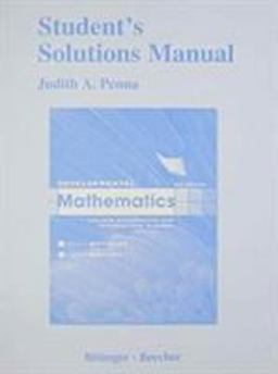 Student Solutions Manual for Developmental Mathematics