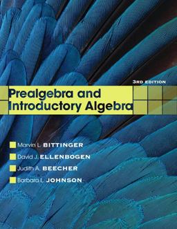 Prealgebra and Introductory Algebra 3rd 9780321731630 Front Cover
