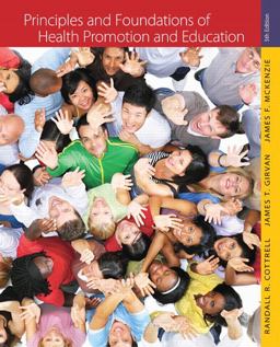 Principles and Foundations of Health Promotion and Education 5th 9780321734952 Front Cover