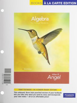 Algebra for College Students, Books a la Carte Plus MyMathLab/MyStatLab Student Access Kit