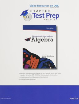Video Lectures on DVD for Elementary and Intermediate Algebra