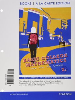 Basic College Mathematics, Books a la Carte Edition 7th 9780321748454 Front Cover