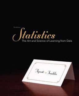 Statistics The Art and Science of Learning from Data 3rd 9780321755940 Front Cover