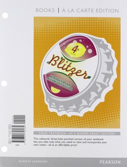 Introductory and Intermediate Algebra for College Students, Books a la Carte Edition