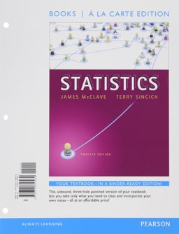 Statistics, Books a la Carte Edition