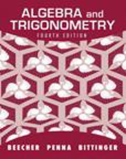 Algebra and Trigonometry 4th 9780321759887 Front Cover