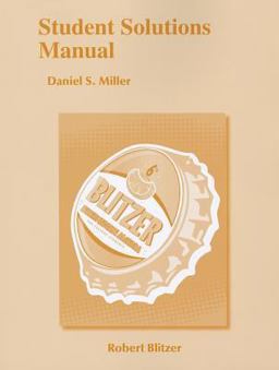 Student Solutions Manual for Intermediate Algebra for College Students