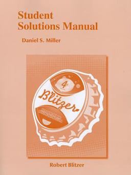 Student Solutions Manual for Introductory and Intermediate Algebra for College Students