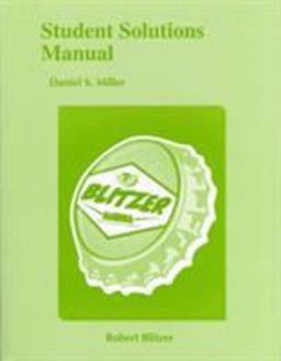 Student Solutions Manual for Algebra for College Students