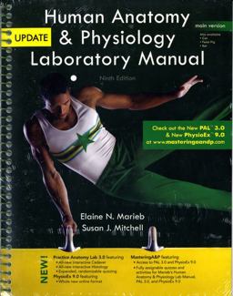 Human Anatomy and Physiology Laboratory Manual, Main Version, Update Human Anatomy and Physiology Laboratory Manual, Main Version, Update