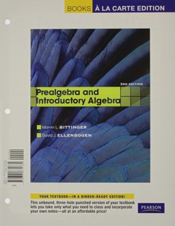 Prealgebra and Introductory Algebra 3rd 9780321772039 Front Cover