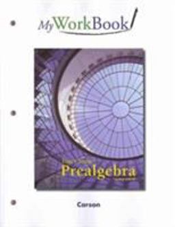 MyWorkBook for Prealgebra 4th 9780321782939 Front Cover
