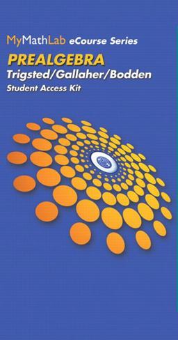 Prealgebra -- Mylab Math Access Card