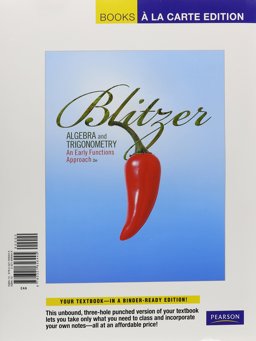 Algebra and Trigonometry