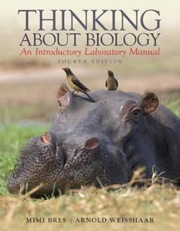 Thinking about Biology An Introductory Laboratory Manual 4th 9780321791955 Front Cover