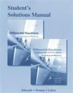 Student Solutions Manual for Differential Equations Student Solutions Manual for Differential Equations