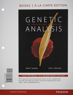 Genetic Analysis An Integrated Approach  9780321813978 Front Cover