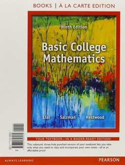 Basic College Mathematics, Books a la Carte Edition