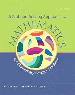 Problem Solving Approach to Mathematics for Elementary School Teachers 11th 2012 9780321828026 Front Cover
