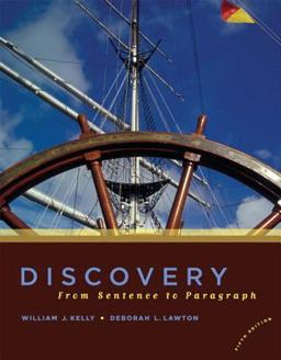 Discovery From Sentence to Paragraph 5th 9780321829054 Front Cover