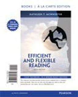 Efficient and Flexible Reading, Books a la Carte Edition