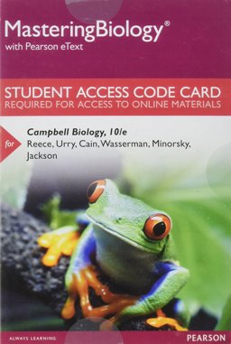 MasteringBiology with Pearson EText -- Standalone Access Card -- for Campbell Biology