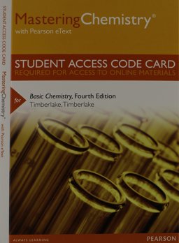 MasteringChemistry with Pearson EText -- Standalone Access Card -- for Basic Chemistry