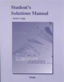 Student's Solutions Manual for Elementary Statistics Student's Solutions Manual for Elementary Statistics