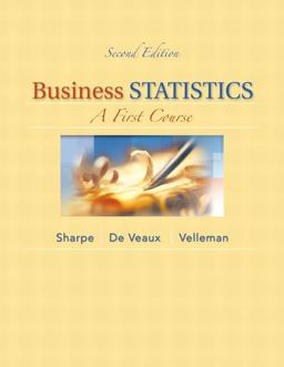 Business Statistics A First Course 2nd 9780321838698 Front Cover
