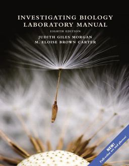 Investigating Biology Laboratory Manual 8th 9780321838995 Front Cover