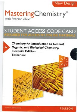 NEW MasteringChemistry with Pearson EText -- Standalone Access Card -- for Chemistry