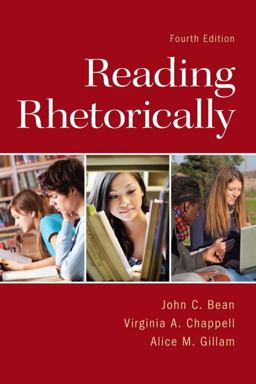 Reading Rhetorically 4th 9780321846624 Front Cover