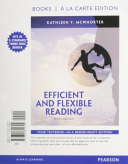 Efficient and Flexible Reading, Books a la Carte Plus NEW MyReadingLab with EText -- Access Card Package
