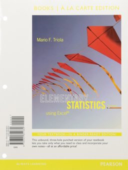 Elementary Statistics Using Excel, Books a la Carte Edition