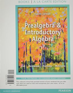 Prealgebra and Introductory Algebra, Books a la Carte Edition