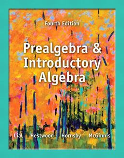 Prealgebra and Introductory Algebra