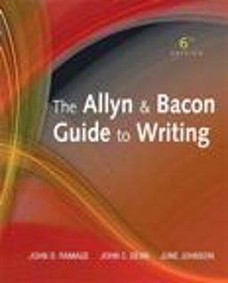 Allyn and Bacon Guide to Writing 6th 9780321861016 Front Cover