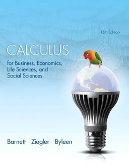 Calculus for Business, Economics, Life Sciences, and Social Sciences 13th 9780321869838 Front Cover