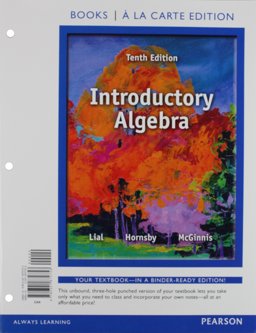 Introductory Algebra, Books a la Carte Edition