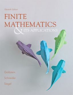 Finite Mathematics and Its Applications 11th 9780321878052 Front Cover