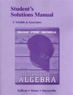 Student Solutions Manual for Elementary and Intermediate Algebra 3rd 9780321881328 Front Cover