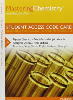 Mastering Chemistry with Pearson EText -- Standalone Access Card -- for Physical Chemistry Mastering Chemistry with Pearson EText -- Standalone Access Card -- for Physical Chemistry
