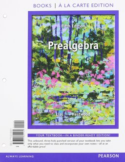 Prealgebra 5th 9780321900883 Front Cover