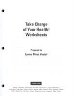 Take Charge of Your Health Worksheets