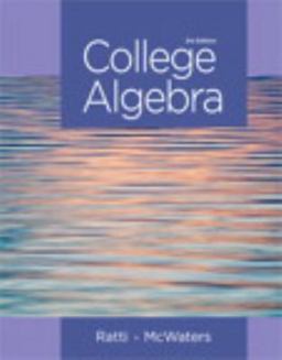 College Algebra 3rd 9780321912787 Front Cover