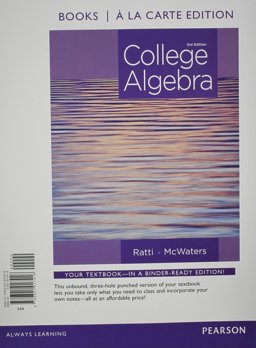 College Algebra, Books a la Carte Edition Plus NEW MyMathLab with Pearson EText -- Access Card Package