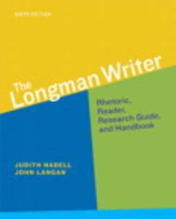 The Longman Writer:  9780321914132 Front Cover