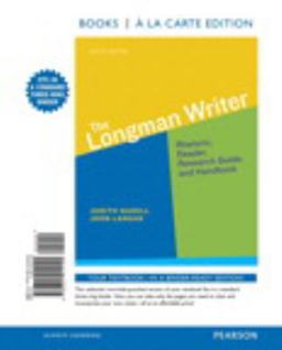 Longman Writer, the, Books a la Carte Edition