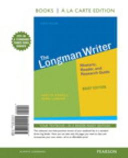 The Longman Writer, Brief Edition, Books a la Carte Edition